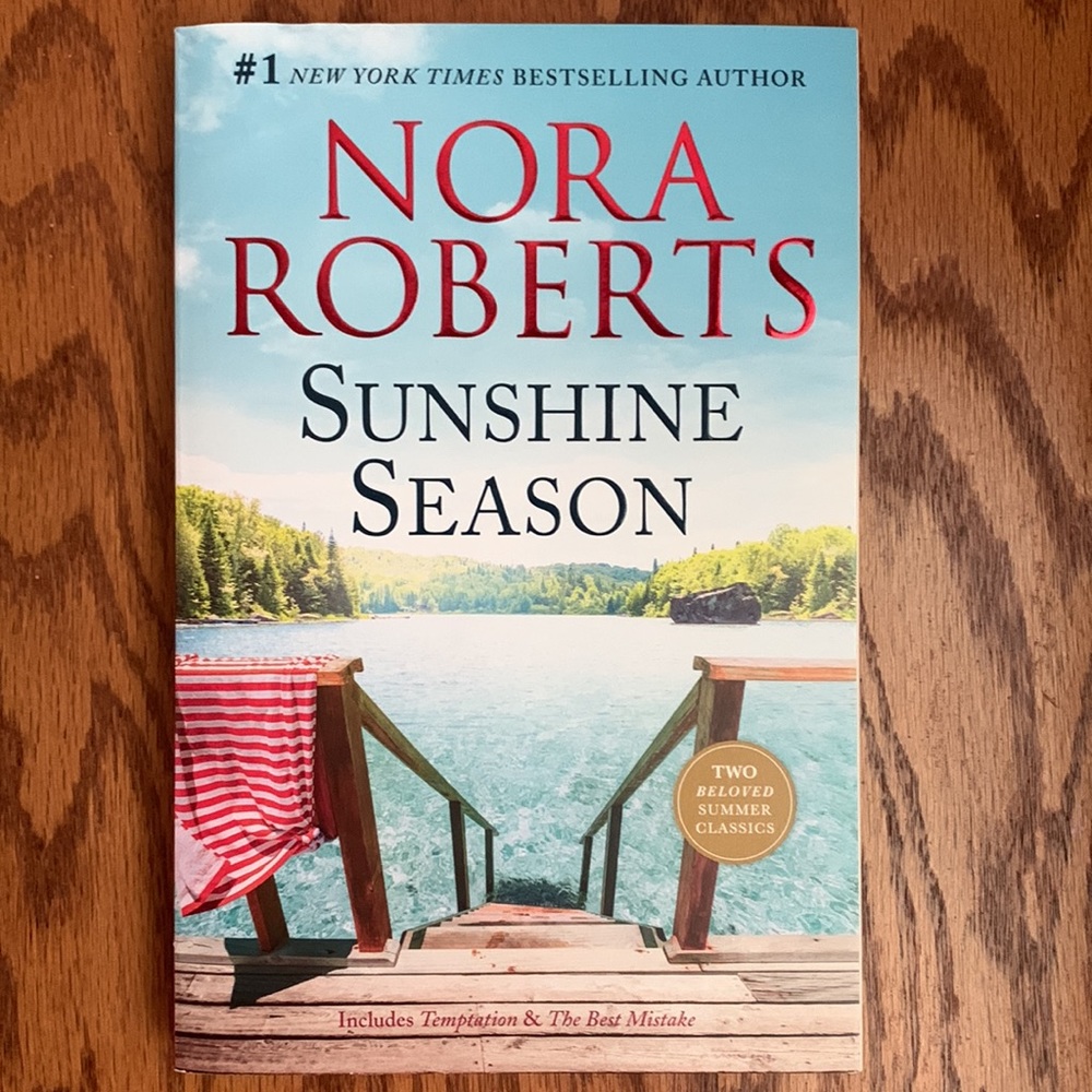 Book “Sunshine Season”Nora Roberts- includes 2: Temptation & The Best Mistake